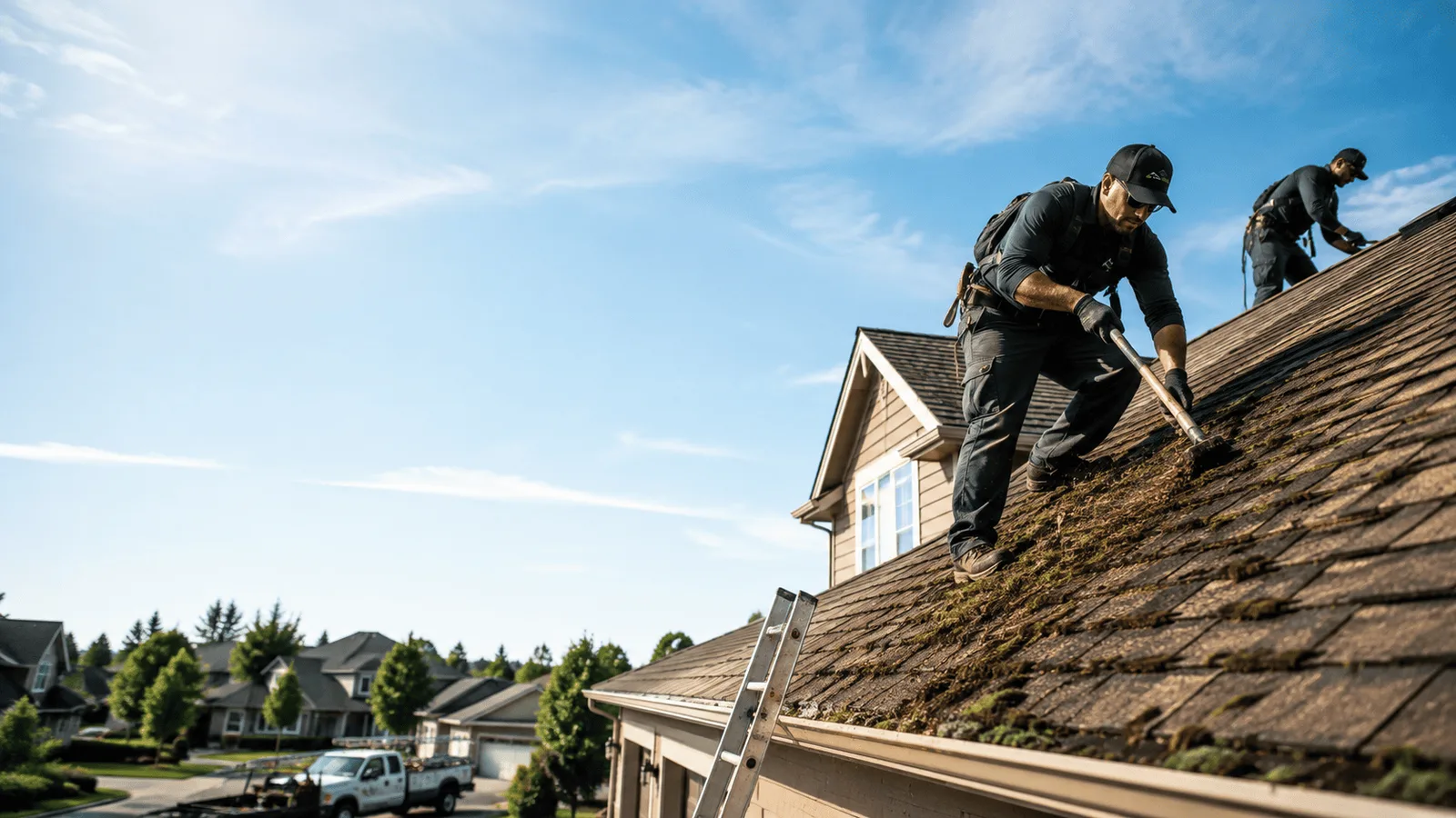 Roof Moss Removal in Brookston, MN near me